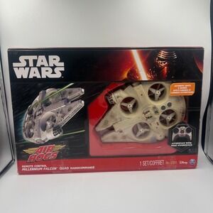 Air Hogs Star Wars: Millennium Falcon Quad with Remote Control in Box